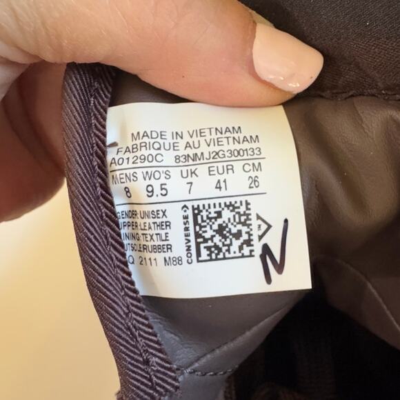 Converse DRKSHDW TURBOWPN x Rick Owens Clay A01290C Men's Size 8 NWOT UNWORN - Picture 12 of 16